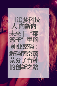 追梦科技人 向新向未来｜“菜篮子”里的种业密码：解码南京蔬菜分子育种的创新之路