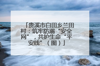 贵溪市白田乡兰田村：筑牢防溺“安全网”，共护生命“平安线”（图）