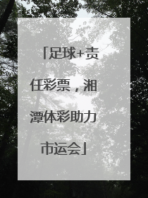 足球+责任彩票，湘潭体彩助力市运会