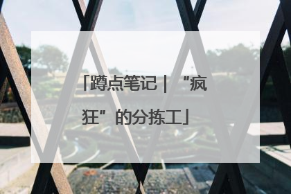 蹲点笔记｜“疯狂”的分拣工