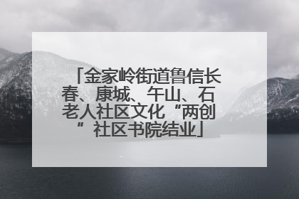 金家岭街道鲁信长春、康城、午山、石老人社区文化“两创”社区书院结业