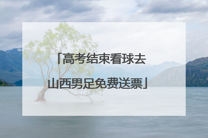 高考结束看球去 山西男足免费送票