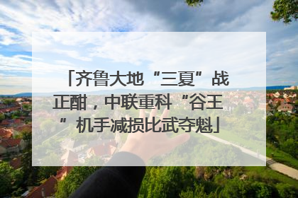 齐鲁大地“三夏”战正酣，中联重科“谷王”机手减损比武夺魁