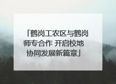 鹤岗工农区与鹤岗师专合作 开启校地协同发展新篇章