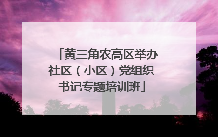 黄三角农高区举办社区（小区）党组织书记专题培训班