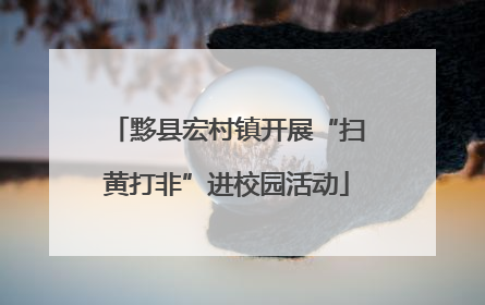 黟县宏村镇开展“扫黄打非”进校园活动