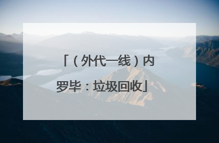 （外代一线）内罗毕：垃圾回收