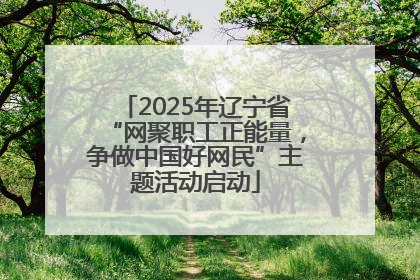 2025年辽宁省“网聚职工正能量，争做中国好网民”主题活动启动