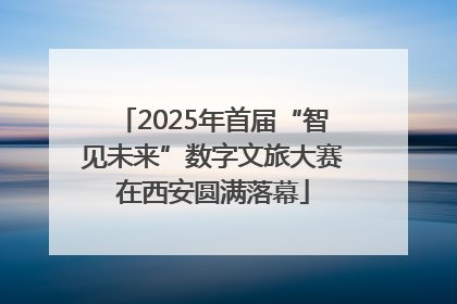 2025年首届“智见未来”数字文旅大赛在西安圆满落幕
