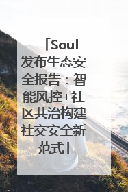 Soul发布生态安全报告：智能风控+社区共治构建社交安全新范式